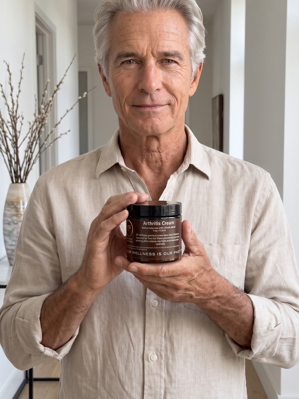 Arthritis Cream Pain Relief Balm – Brown Jar (Unbranded)